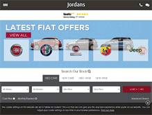 Tablet Screenshot of jordanscars.co.uk